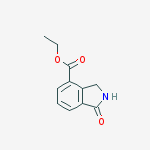 Structure of 1-Oxo-2,3-dihydro-1H-isoindole-4-carboxylic acid ethyl ester