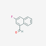 Structure of 3-fluoro-1-naphthaldehyde