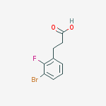 Structure of 3-(3-Bromo-2-fluoro-phenyl)-propionic acid