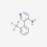 Structure of 3-(2-(trifluoroMethyl)phenyl)pyridin-4-aMine