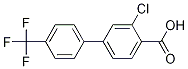 Structure of 3-Chloro-4'-(trifluoromethyl)-[1,1'-biphenyl]-4-carboxylic acid