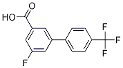 Structure of 5-Fluoro-3-(4-trifluoromethylphenyl)benzoic acid