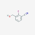 Structure of 2-fluoro-3-(hydroxymethyl)Benzonitrile