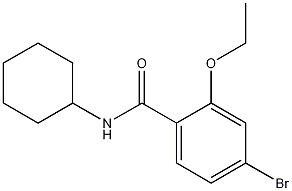 Structure of 4-Bromo-N-cyclohexyl-2-ethoxybenzamide