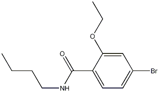 4-Bromo-N-butyl-2-ethoxybenzamide结构式