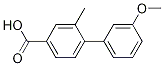 3'-Methoxy-2-methyl-[1,1'-biphenyl]-4-carboxylic acid结构式
