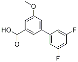 Structure of 3',5'-Difluoro-5-methoxy-[1,1'-biphenyl]-3-carboxylic acid