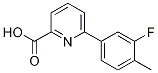 Structure of 6-(3-Fluoro-4-Methylphenyl)picolinic acid