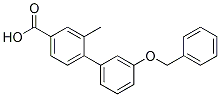 Structure of 4-(3-Benzyloxyphenyl)-3-Methylbenzoic acid