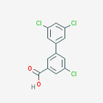 Structure of 3-chloro-5-(3,5-dichlorophenyl)benzoic Acid