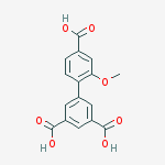 Structure of 5-(4-carboxy-2-methoxyphenyl)benzene-1,3-dicarboxylic Acid