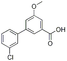 3-(3-chlorophenyl)-5-methoxybenzoic acid结构式