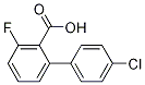 Structure of 2-(4-Chlorophenyl)-6-fluorobenzoic acid