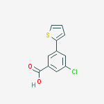 Structure of 3-chloro-5-thiophen-2-ylbenzoic Acid