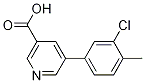 Structure of 5-(3-Chloro-4-Methylphenyl)nicotinic acid