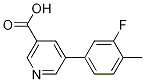 Structure of 5-(3-Fluoro-4-Methylphenyl)nicotinic acid