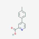 Structure of 4-(4-Methylphenyl)pyridine-2-carboxylic acid