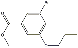 Structure of Methyl 3-bromo-5-propoxybenzoate