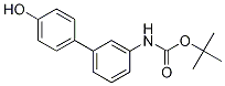 Chemical structure of 4-(3-BOC-Aminophenyl)phenol