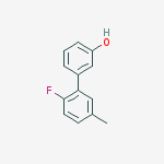 Structure of 3-(2-fluoro-5-methylphenyl)phenol