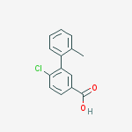 Structure of 4-Chloro-3-(2-methylphenyl)benzoic acid
