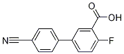 Structure of 4'-Cyano-4-fluoro-[1,1'-biphenyl]-3-carboxylic acid