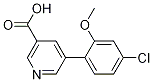 Structure of 5-(4-Chloro-2-Methoxyphenyl)nicotinic acid