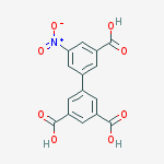 5-(3-carboxy-5-nitrophenyl)benzene-1,3-dicarboxylic Acid结构式