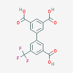 Structure of 5-[3-carboxy-5-(trifluoromethyl)phenyl]benzene-1,3-dicarboxylic Acid