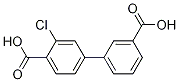 3'-氯-[1,1'-联苯]-3,4'-二羧酸结构式
