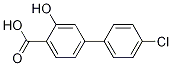 4-(4-chlorophenyl)-2-hydroxybenzoic acid结构式