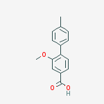 3-methoxy-4-(4-methylphenyl)benzoic Acid结构式