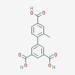 5-(4-carboxy-2-methylphenyl)benzene-1,3-dicarboxylic Acid结构式