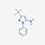 Structure of 5-TERT-BUTYL-2-PHENYL-2H-PYRAZOL-3-YLAMINE