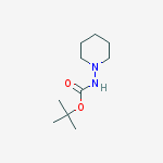Structure of Tert-Butyl piperidin-1-ylcarbamate