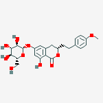 Structure of agrimonolide-6-O-glucopyranoside