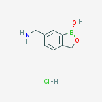 Structure of 1,3-dihydro-1-hydroxy-2,1-benzoxaborole-6-methanamine