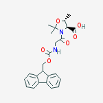 Structure of Fmoc-Gly-Thr{psi(Me,Me)pro}-OH