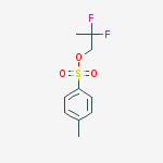 Structure of 2,2-Difluoropropyl p-toluenesulfonate