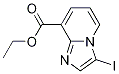 Structure of IMidazo[1,2-a]pyridine-8-carboxylic acid, 3-iodo-, ethyl ester