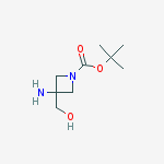 Structure of 1-Boc-3-amino-3-(hydroxymethyl)-azetidine