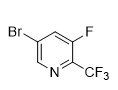 Structure of 5-Bromo-3-fluoro-2-(trifluoromethyl)pyridine