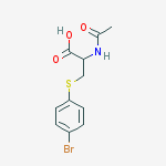 Structure of DL-Cysteine, N-acetyl-S-(4-bromophenyl)-