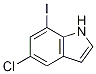 5-Chloro-7-iodoindole结构式