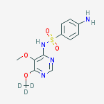 Structure of Sulfadoxine-d3