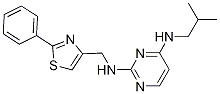 Structure of N4-isobutyl-N2-((2-phenylthiazol-4-yl)Methyl)pyriMidine-2,4-diaMine