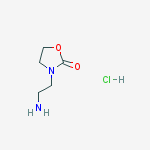 2-Oxazolidinone, 3-(2-aminoethyl)-, hydrochloride (1:1)结构式