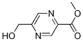Structure of methyl 5-(hydroxymethyl)pyrazine-2-carboxylate