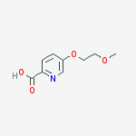 Structure of 5-(2-methoxyethoxy)pyridine-2-carboxylic acid