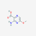 Structure of 3-amino-5-methoxypyrazine-2-carboxylic acid